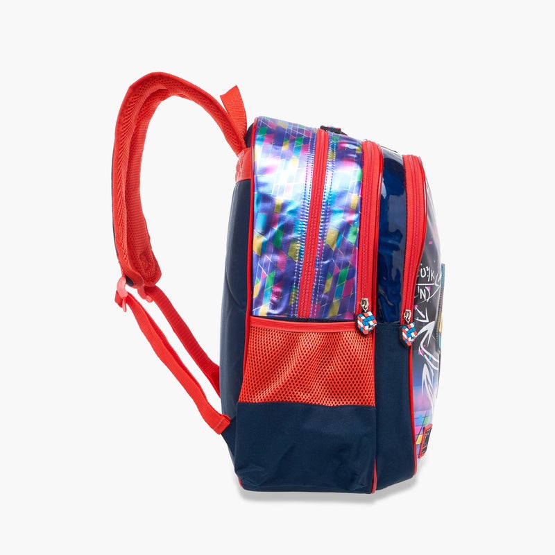 sami_studio 17 Inch Backpack-Cube-Collection-2 Cmprt With Zip- (Polyester ) Multicolor \ 33X13.5X44.5 - Image 5